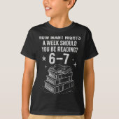 67 Nights Reading Meme For Bibliophiles Englieache T-Shirt (Vorderseite)