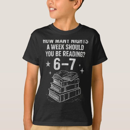 67 Nights Reading Meme For Bibliophiles Englieache T-Shirt (Vorderseite)