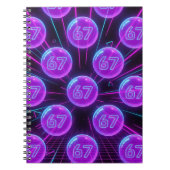 67 Notizbuch im Stil der 80er Notizblock (Vorderseite)