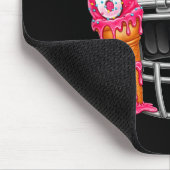 67 Number Ice Cream Drip American Football Art  Mousepad (Ecke)