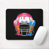67 Number Ice Cream Drip American Football Art Mousepad (Mit Mouse)