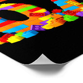 67 Number Meme Six Seven 6 7 Building Blocks Gen A Poster (Ecke)