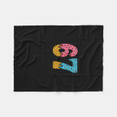 67 Number Six Seven Alpha Slang Eis Drip Spaß Fleecedecke (Vorderseite (Horizontal))