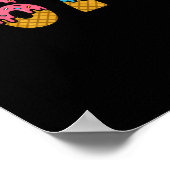67 Number Six Seven Alpha Slang Eis Drip Spaß Poster (Ecke)