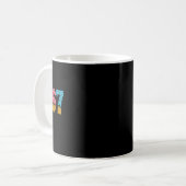 67 Number Six Seven Alpha Slang Ice Cream Drip Fun Kaffeetasse (Vorderseite Links)