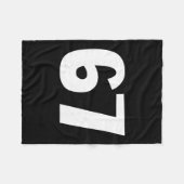 67 Number Sixty-seven Funny Meme Six Seven Matchin Fleecedecke (Vorderseite (Horizontal))
