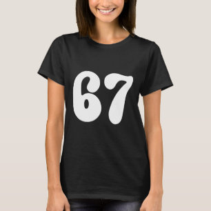 67 Nummer Sechs Sieben Lustiges Meme Slang Teen Ki T-Shirt