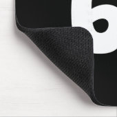 67 Nummer Siebenundsechzig Lustiges Meme Sechs Sie Mousepad (Ecke)