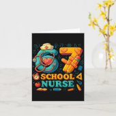 67 Nurse Days Funny Medical Back To School Karte (Gelbe Blume)