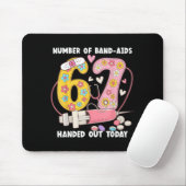 67 Nurse Meme Funny Six Seven Nursing Medical Scho Mousepad (Mit Mouse)