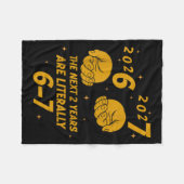 67 Nye 2026 Funny Boys Kids New Years Eve Party 6  Fleecedecke (Vorderseite (Horizontal))