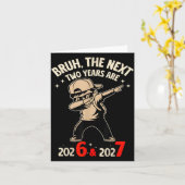 67 Nye 2026 Funny Boys Kids New Years Eve Party 6 Karte (Gelbe Blume)