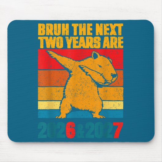 67 Nye 2026 Funny Boys Kids New Years Eve Party 6  Mousepad (Vorne)