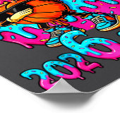 67 Nye 2026 Funny New Year's Eve Party 6 7 Meme Bo Poster (Ecke)