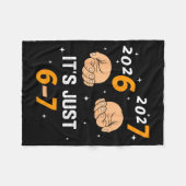 67 Nye 2026 New Years Funny 6 7 Number Six Seven M Fleecedecke (Vorderseite (Horizontal))