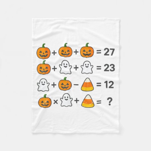 67 Order Operations Math Teacher Halloween Costume Fleecedecke (Vorderseite)