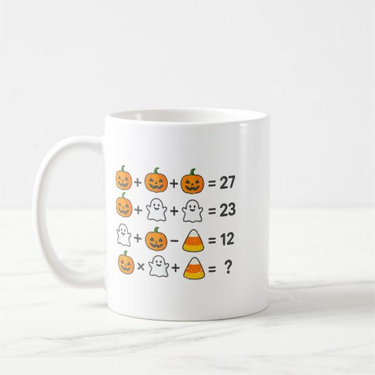 67 Order Operations Math Teacher Halloween Costume Kaffeetasse (Links)