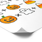 67 Order Operations Math Teacher Halloween Costume Poster (Ecke)