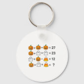 67 Order Operations Math Teacher Halloween Costume Schlüsselanhänger (Vorderseite)