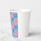 67 Paper Party Cups Pappbecher (Links)