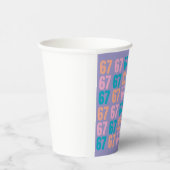 67 Paper Party Cups Pappbecher (Rechts)
