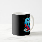 67 Penguin Soccer Funny Winter Meme Gift  Kaffeetasse (VorderseiteRechts)