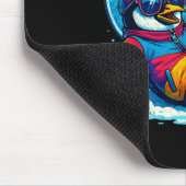 67 Penguin Soccer Funny Winter Meme Gift  Mousepad (Ecke)