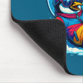 67 Penguin Soccer Funny Winter Meme Gift Mousepad (Ecke)