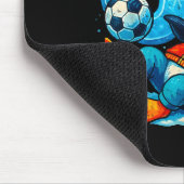 67 Penguin Soccer Funny Winter Meme Gift Mousepad (Ecke)