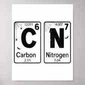67 Periodic Table Halloween Costume Mad Scientist  Poster (Vorne)