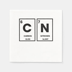67 Periodische Tafelelementchemie Mason Meme Serviette