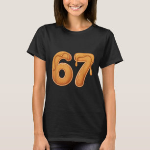 67 Pfannkuchen Meme Lustig Six Seven Slang T-Shirt