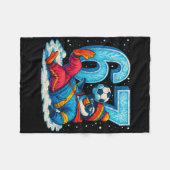 67 Pinguin Fußball Lustiges Winter Meme Geschenk _ Fleecedecke (Vorderseite (Horizontal))