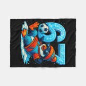67 Pinguin Fußball Lustiges Winter Meme Geschenk Fleecedecke (Vorderseite (Horizontal))