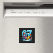 67 Pinguin Fußball Lustiges Winter Meme Geschenk Magnet (In Situ (Geschirrspüler))
