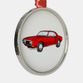 67 Pontiac Firebird Ornament Aus Metall (Rechts)