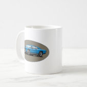67 Pontiac GTO_blue Kaffeetasse (Vorderseite Links)