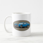 67 Pontiac GTO_blue Kaffeetasse (Links)