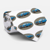 67 Pontiac GTO_blue Krawatte (Gerollt)