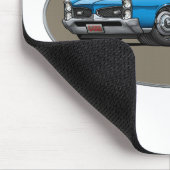 67 Pontiac GTO_blue Mousepad (Ecke)