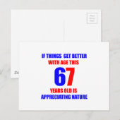 67. POSTKARTE (Vorne/Hinten)