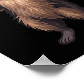 67 Raccoon 6-7 Hands Se Funny Gen Alpha Kids Teens Poster (Ecke)