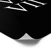 67 Roman Numerals Vi Vii Funny Six Seven Meme Matc Poster (Ecke)