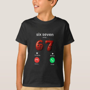 67 ruft lustigen Meme 67 albernen Ai Apple Brainro T-Shirt