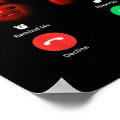 67 ruft lustiges Meme 67 Dummes Ai Apple Brainro a Poster (Ecke)