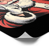 67 Santa Christmas Six Seven Meme  Poster (Ecke)