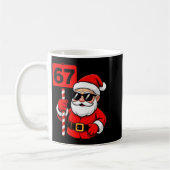 67 Santa Meme 6 7 Funny Christmas 6-7 Six Seven Xm Kaffeetasse (Links)