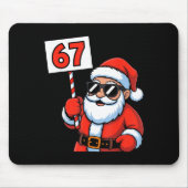67 Santa Six Seven Christmas Mousepad (Vorne)