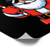 67 Santa Six Seven Christmas  Poster (Ecke)
