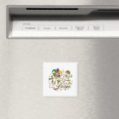 67 Schabernack Lustiges Sechs Sieben 6 7 Meme St. Magnet (In Situ (Geschirrspüler))